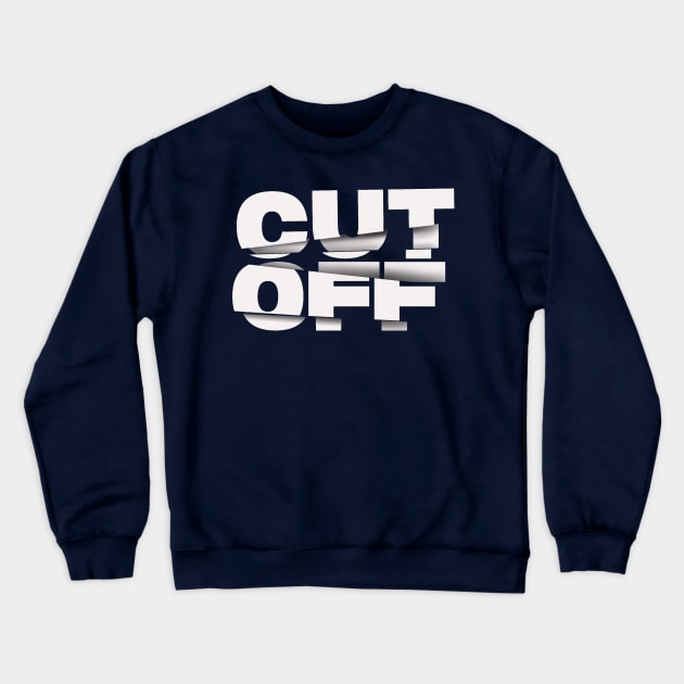 Cut off Crewneck Sweatshirt by SAN ART STUDIO 